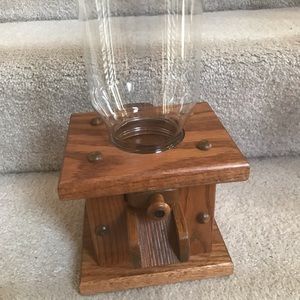 Amish Hand Made Gumball Machine “Oak”